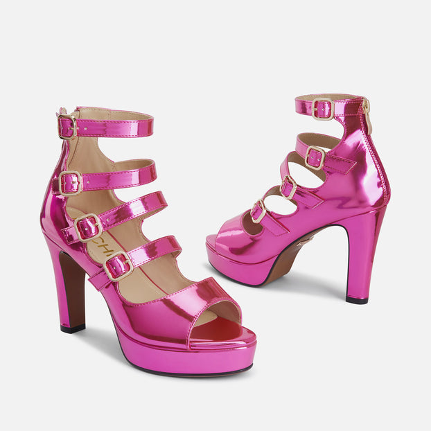 MIZCHI SAMBA PINK - 10cm heels