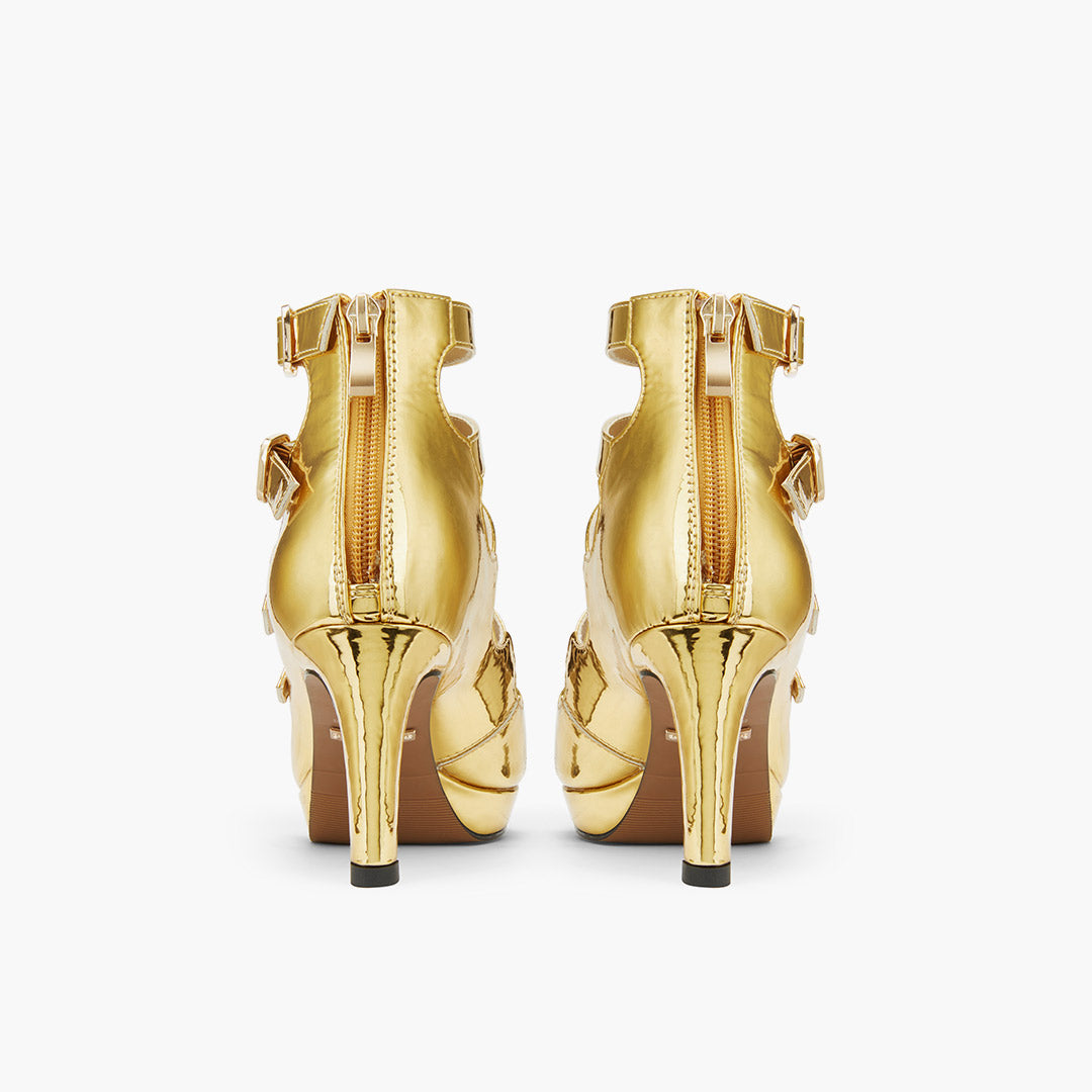 MIZCHI SAMBA GOLD – 7cm heels