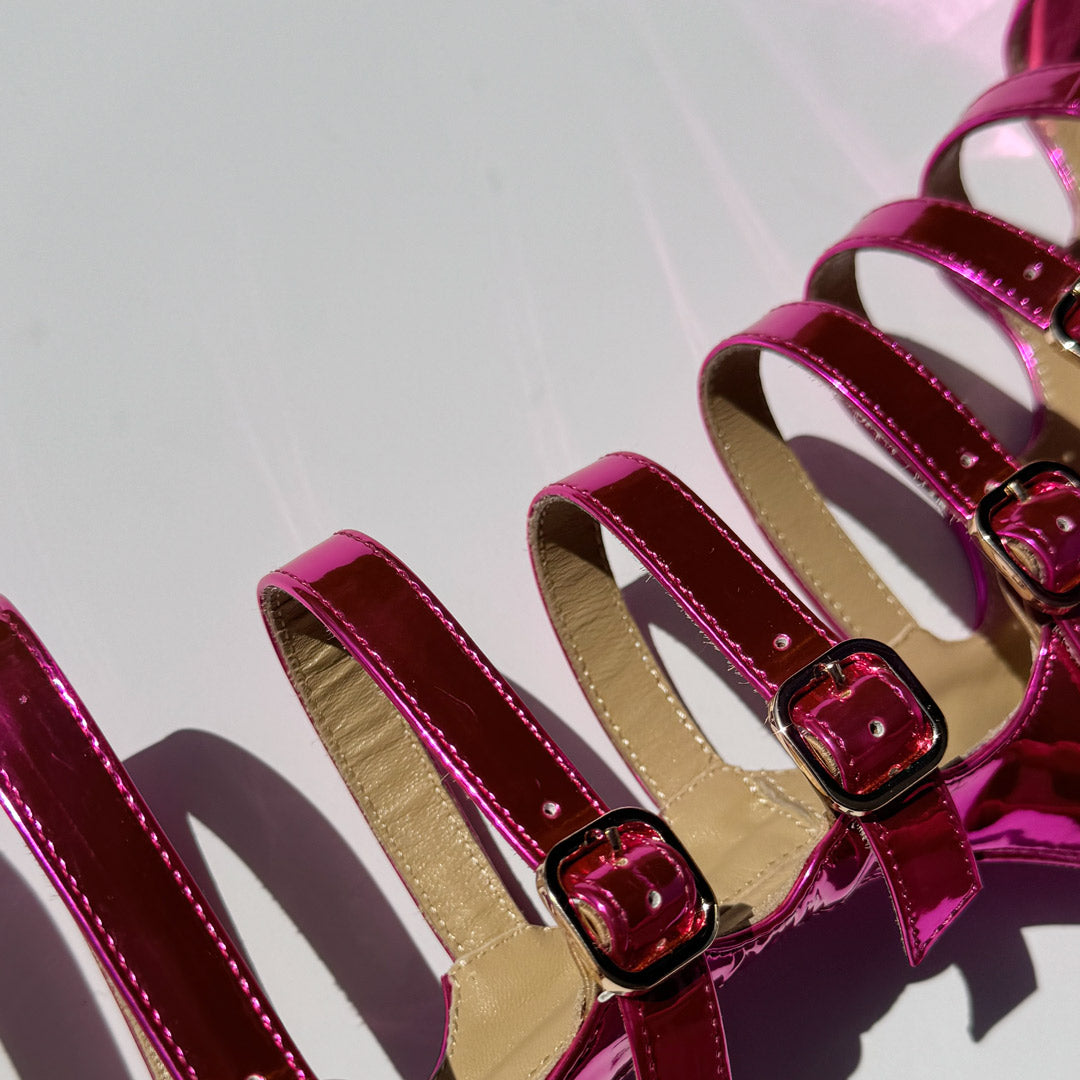 Samba Alta - Pink Knee High Boots