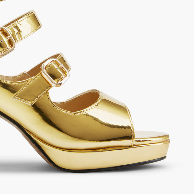 MIZCHI SAMBA GOLD – 7cm heels