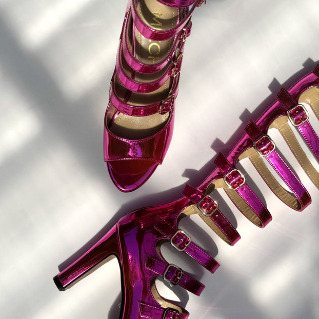 Samba Alta - Pink Knee High Boots