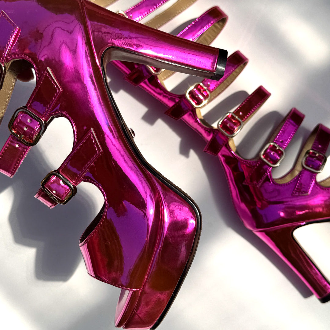 Samba Alta - Pink Knee High Boots
