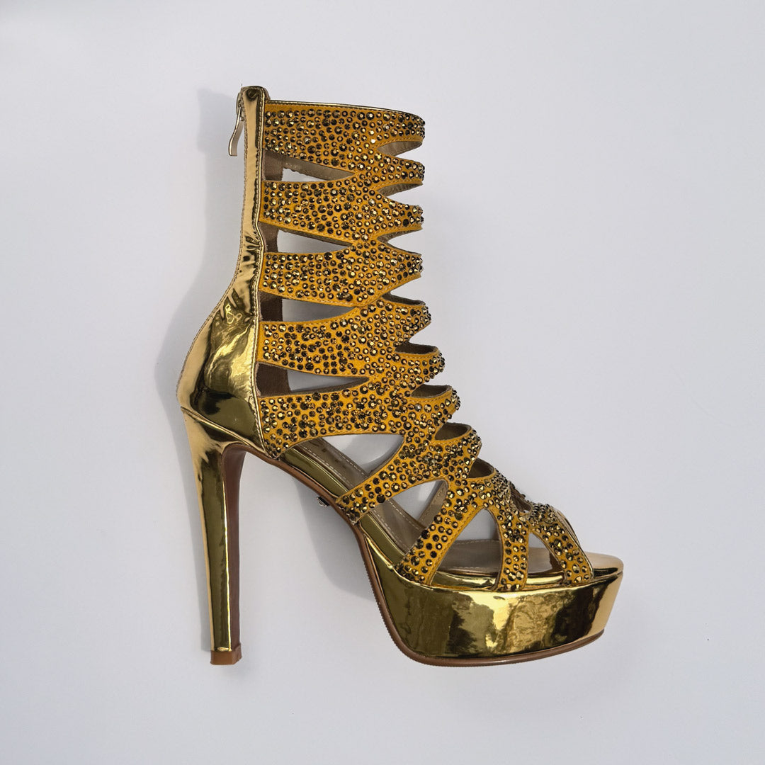 Folia Gold - Ankle Boots (CUSTOM ORDER)