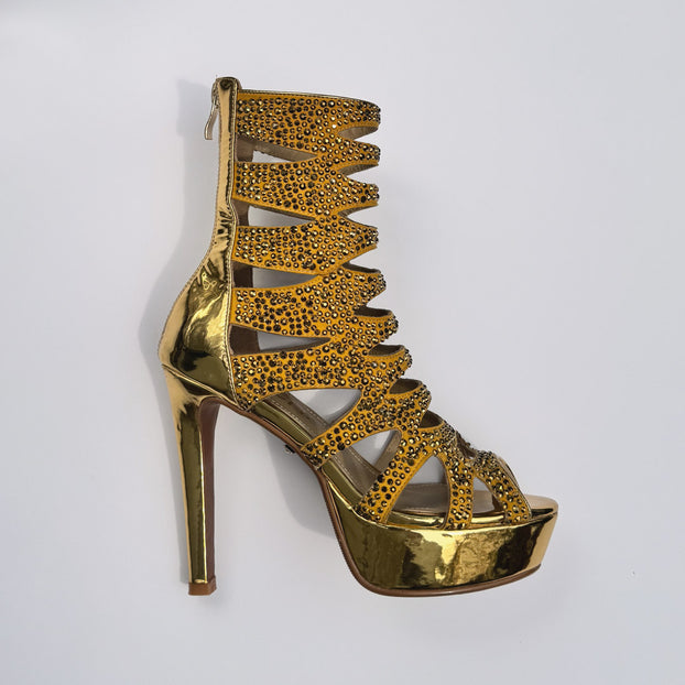 Folia Gold - Ankle Boots (CUSTOM ORDER)