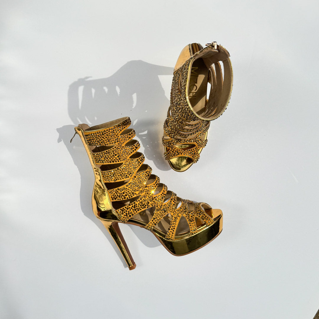 Folia Gold - Ankle Boots (CUSTOM ORDER)