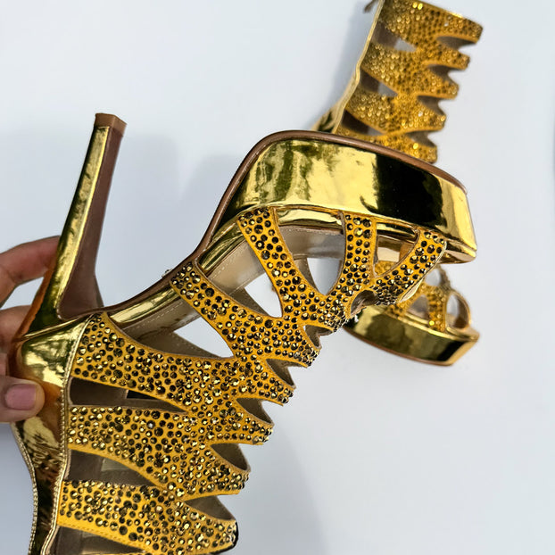 Folia Gold - Ankle Boots (CUSTOM ORDER)