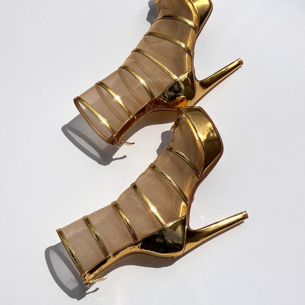 Samba Korusca 11 Gold - 11/3cm heels