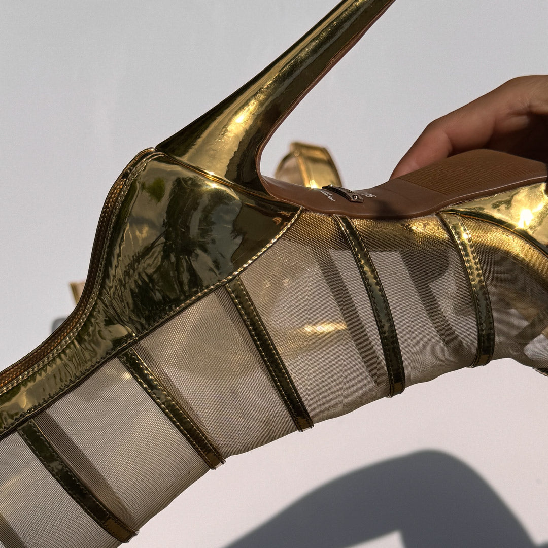 Samba Korusca 11 Gold - 11/3cm heels