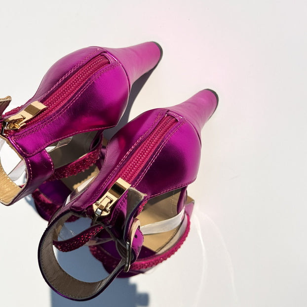 MIZCHI Samba- Pássaro de cor  - 10cm or 7cm heels (custom Black, Red Or Green orders 4-6 weeks del)