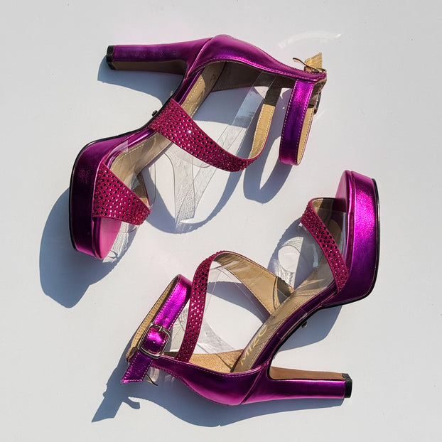 MIZCHI Samba- Pássaro de cor  - 10cm or 7cm heels (custom Black, Red Or Green orders 4-6 weeks del)