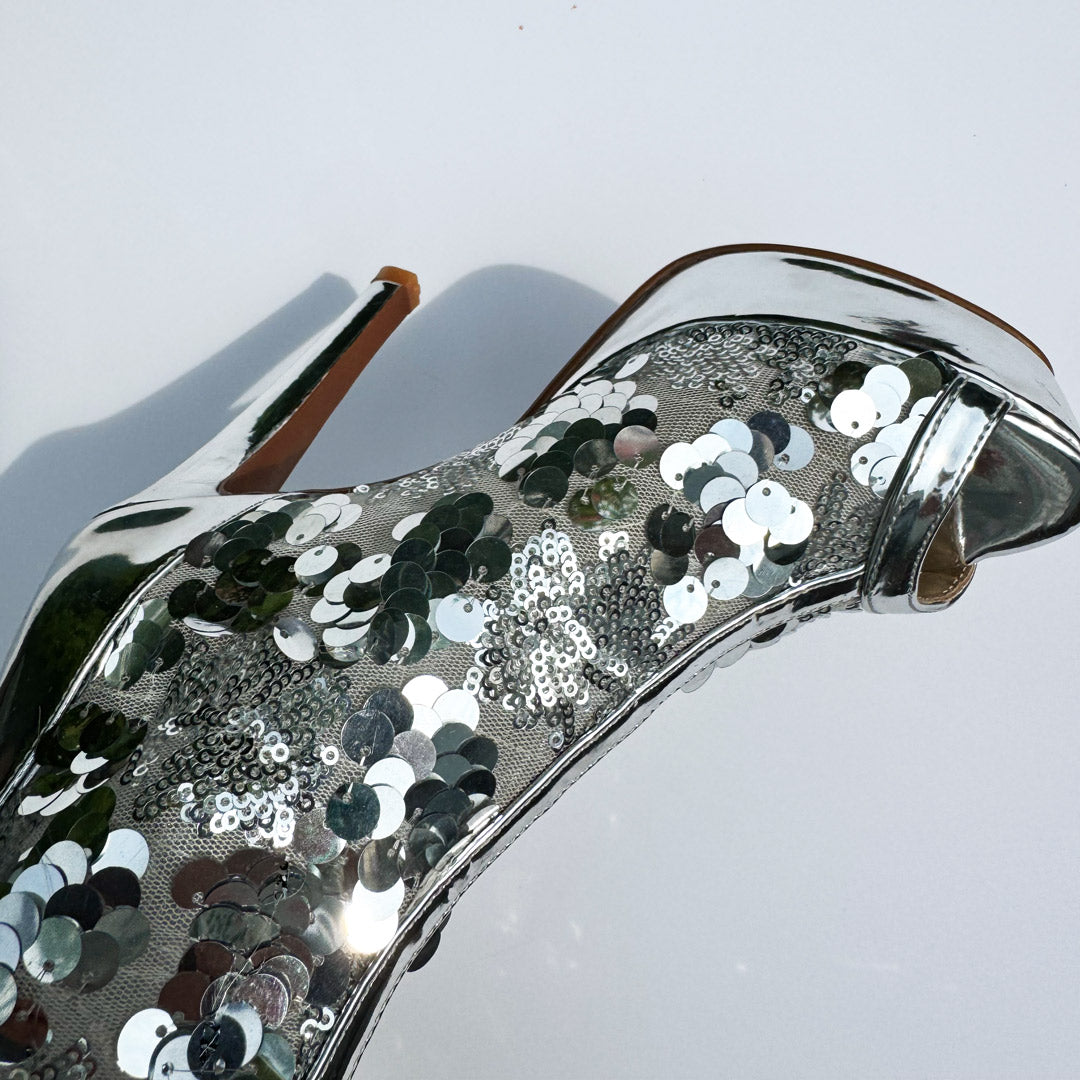 Riolux - Silver Ankle Bootie