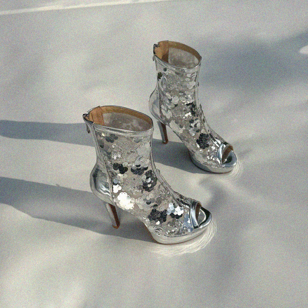 Riolux - Silver Ankle Bootie