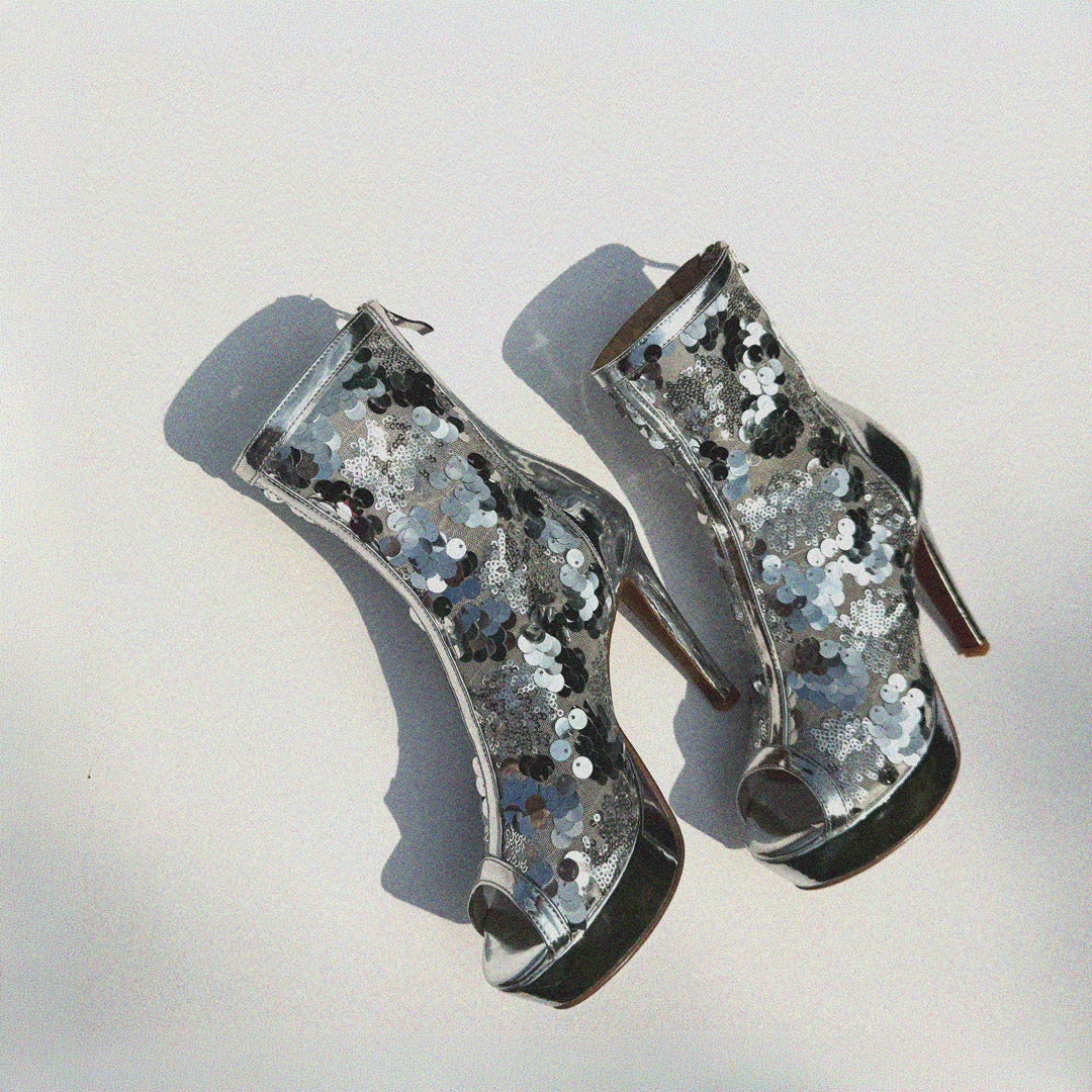 Riolux - Silver Ankle Bootie